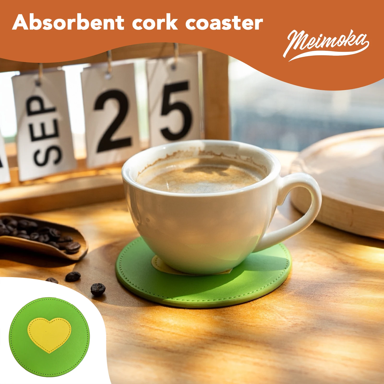 

Waterproof and wear-resistant coffee coaster