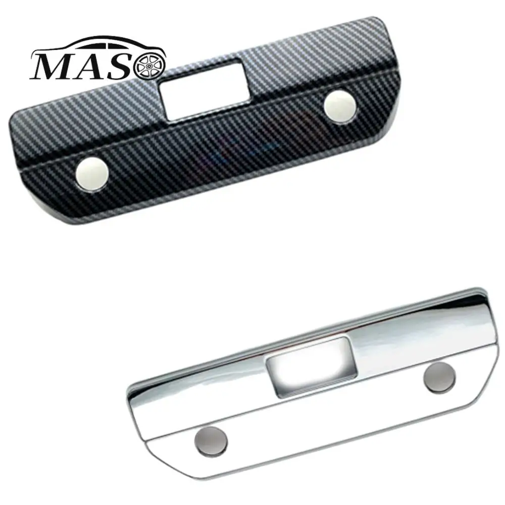 

Для Chevy Silverado 1500 2019-2024 чехлы на ручки задней двери с камерой и светодиодным отверстием, крышка ручки задней двери