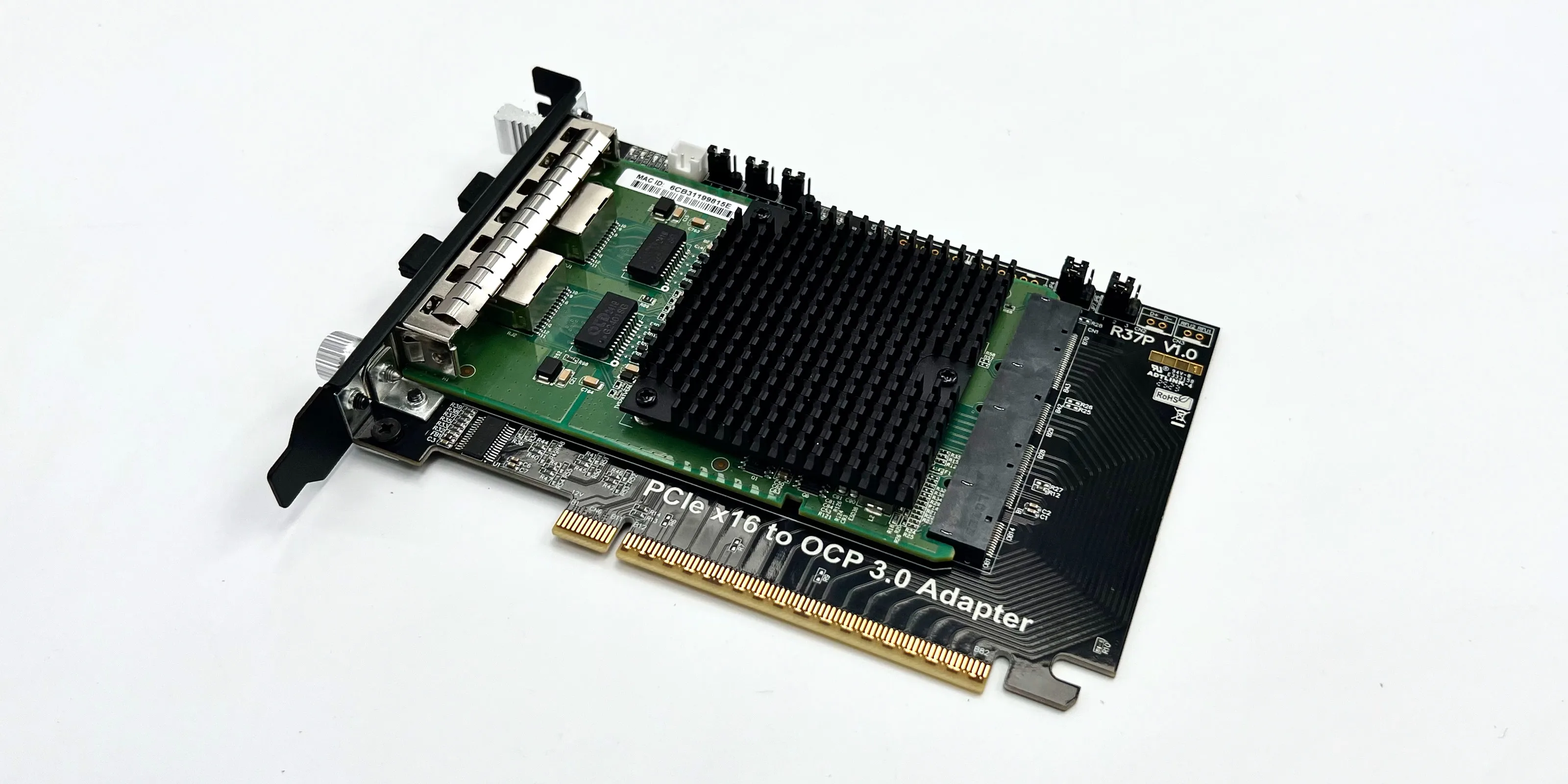 ADT-Link PCIe 4.0 x16 auf OCP NIC3.0 Gen-Z 4C+/SFF-TA-1002 seitliche Adapterkarte, kompatibel mit Gen3/Gen4 Laptop-PC – Detail 11