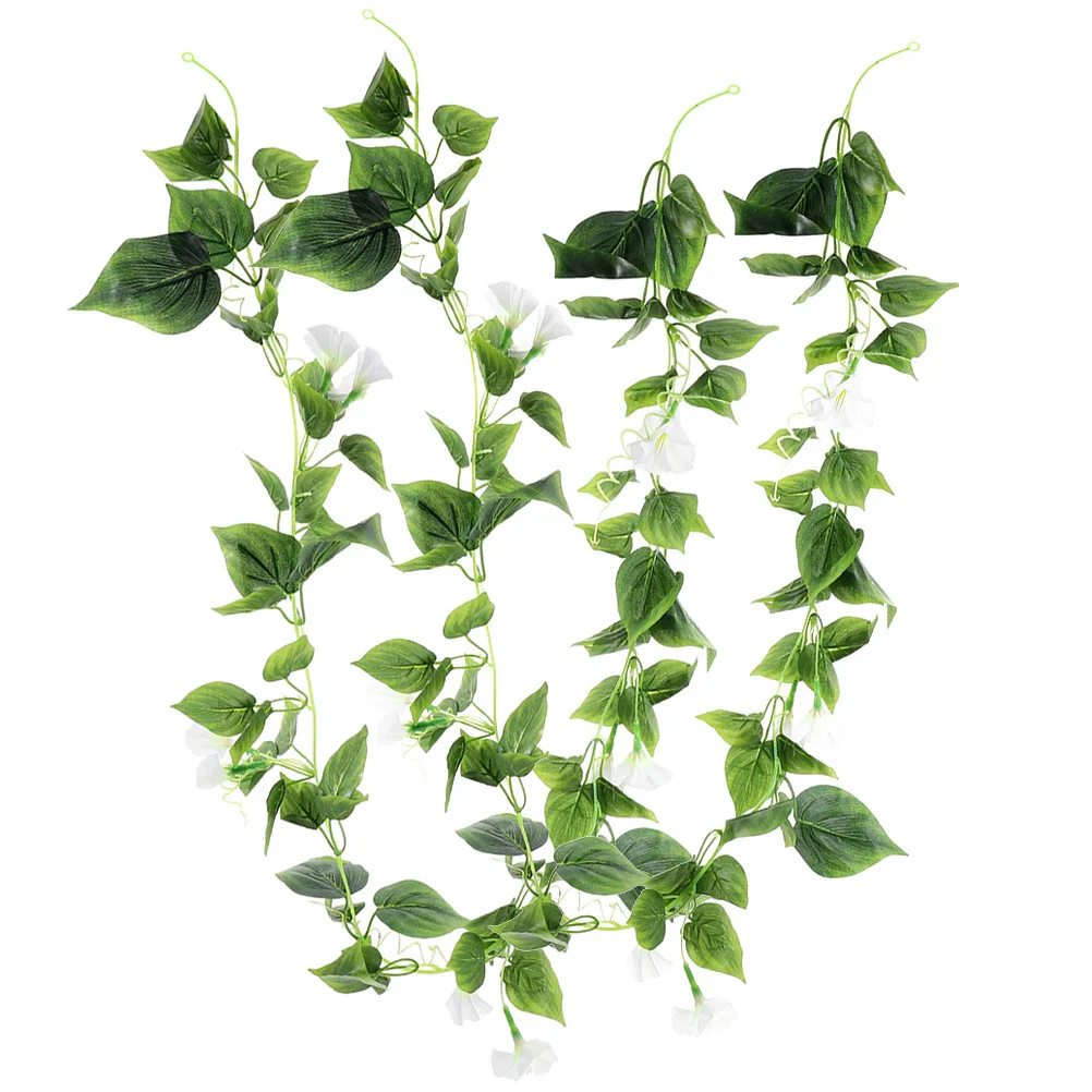 

2Pcs Artificial Flower Vine Garland Multi-Purpose Faux Flower Garland Lightweight Wedding Arch Wall Door Hanging Decoration