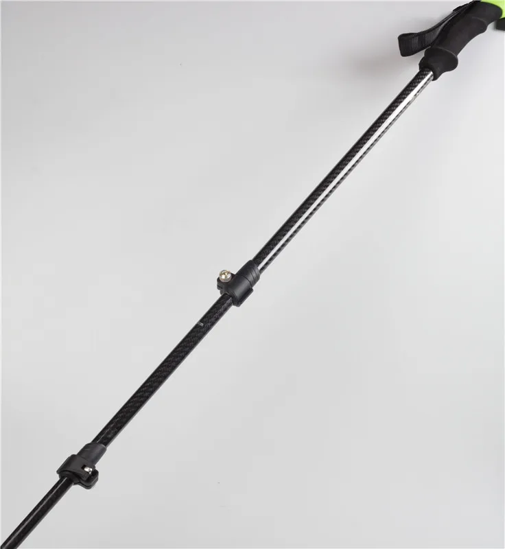 Ultralichte trekkingstokken van koolstofvezel Wandelstokken van koolstofvezel voor reizen, bergbeklimmen, verstelbare wandelstok