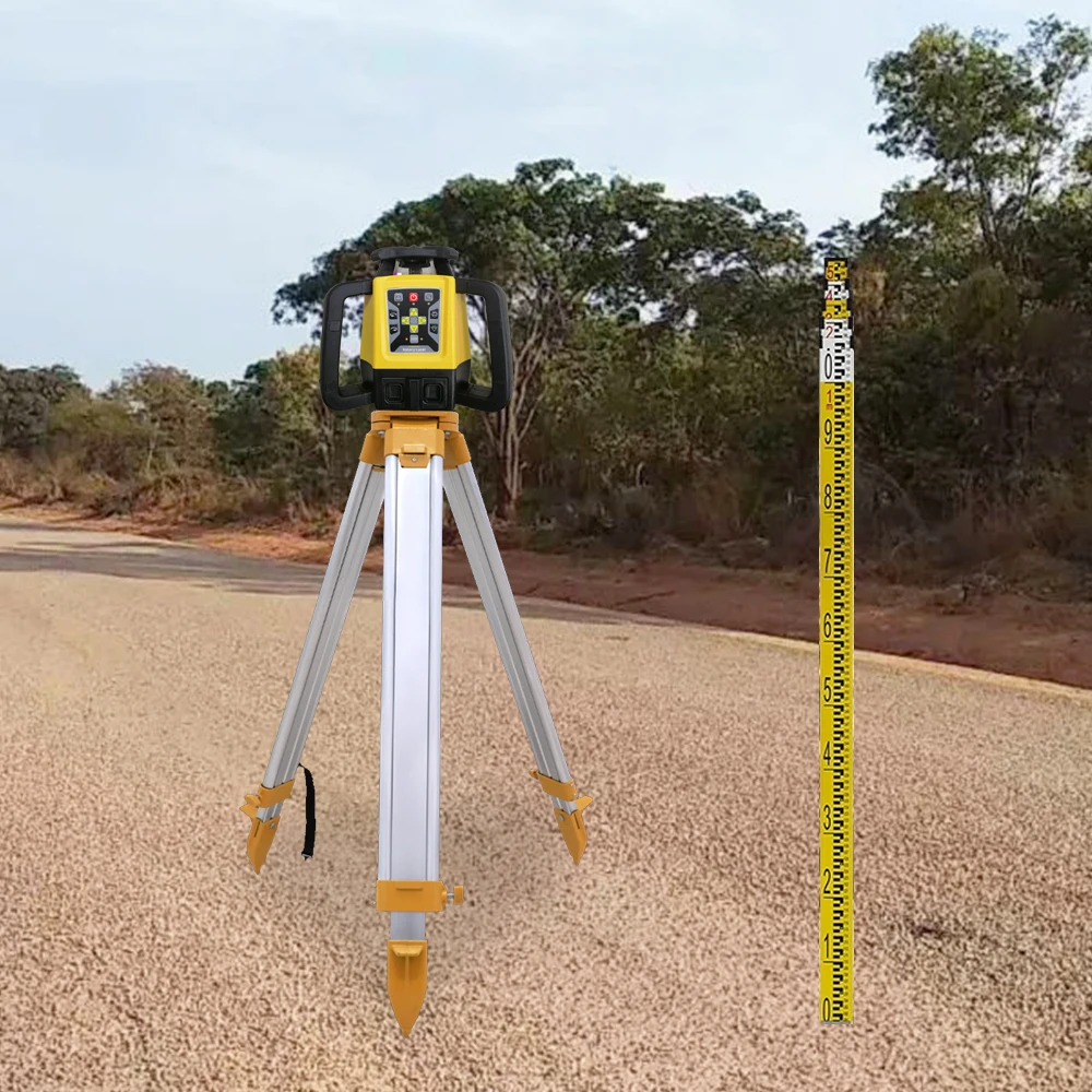 

HEIPOE 3D Rotating Red beam Self-leveling 360 Degree Horizontal & Vertical Rotary Laser Level with remote control & receiver