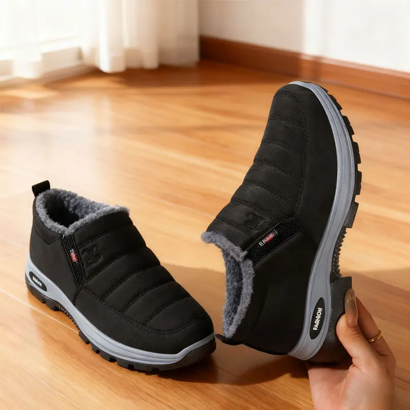 

Women's Shoes Autumn Winter Casual Cotton Warm Wear Resistant Chunky Sole Warmth Waterproof Sliding Boots Outdoor Short Boots