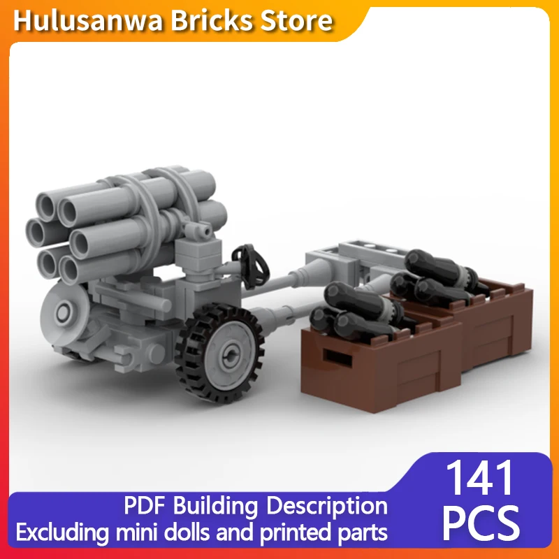 

Nebelwerfer 42, модель ракетной установки WW2, MOC, строительные кирпичи, военное оборудование, модульные технологии, подарки, сборка, детские игрушки, костюм