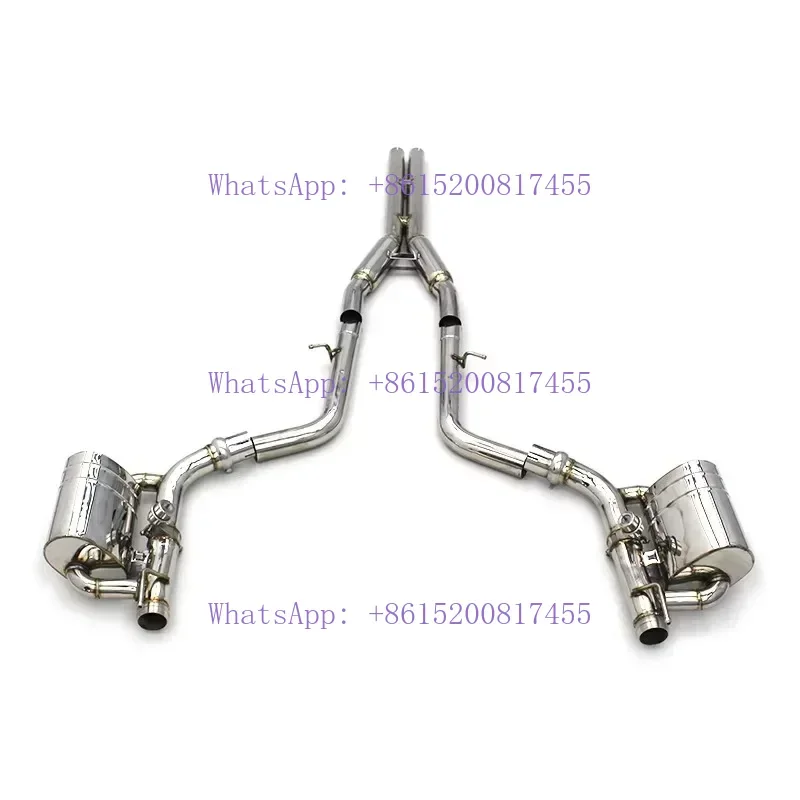 SRT 6.2T2016-2022 Escape Stainless Steel Exhaust Pipe Muffler with vacuum Valve