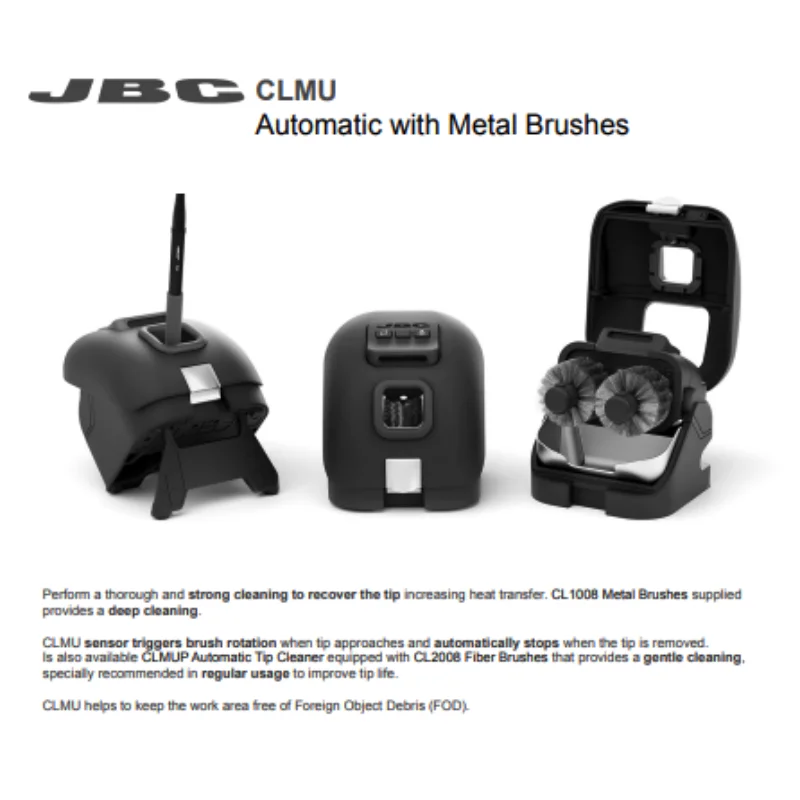 منظف طرف التنظيف العميق السريع CLMU-A الأصلي يزيد من نقل الحرارة وفرش اللحام واللحام الأوتوماتيكية #3
