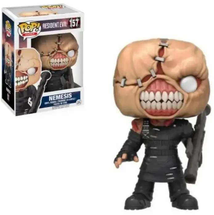 Funko Pop Resident Evil Nemesis 157 #   Vinylfigur 10cm PVC Sammlerpuppe Modellspielzeug für Kinder Geburtstagsgeschenk