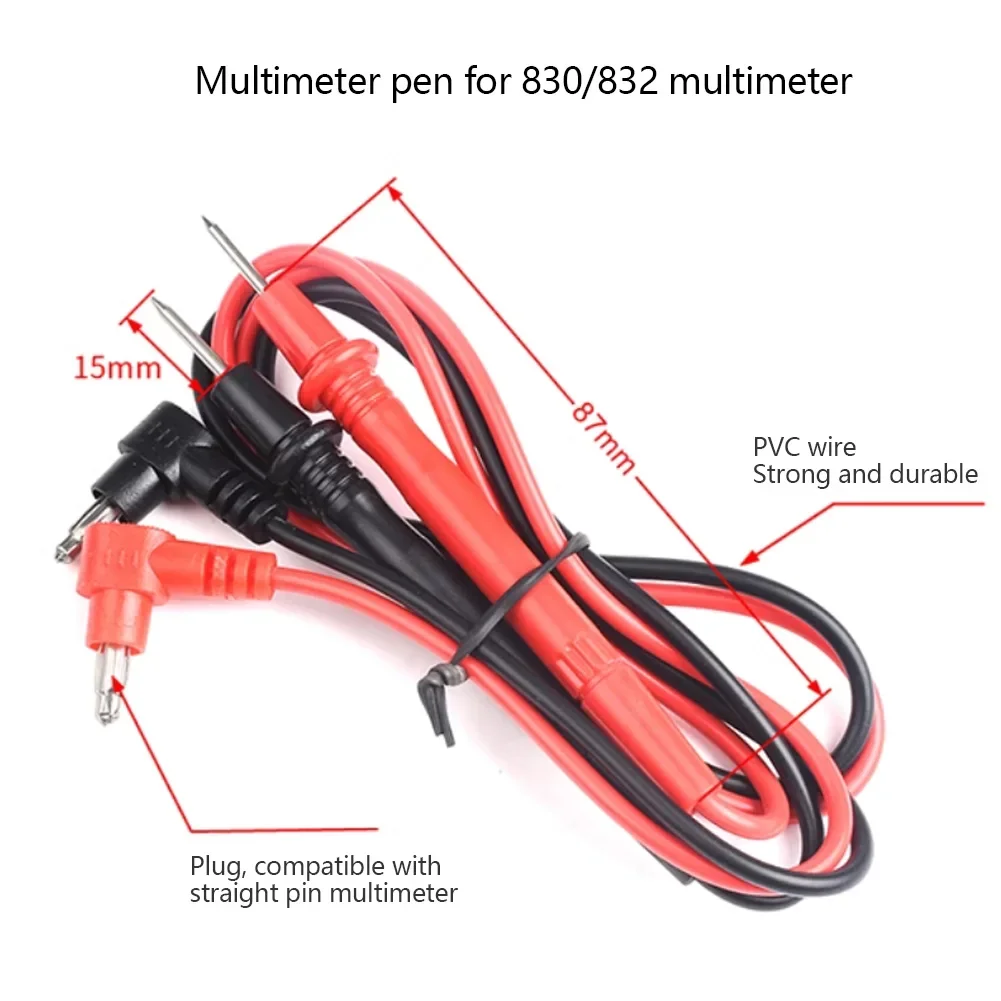 1000v 10a ponta de agulha universal multi medidor sonda de teste/chumbo para multímetro digital fio caneta cabo multímetro testador