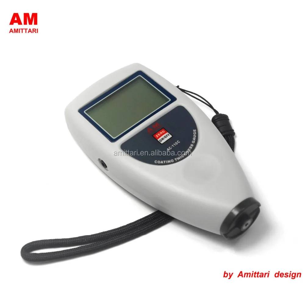 Misuratore di spessore di vernice per auto digitale e tascabile AC-110C FN 0~1250um