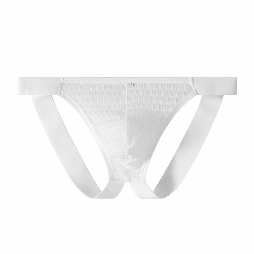 

Sexy Perspective Mesh Men Thongs Panties Erotic Lingerie Underwear Low Waist Open Rear G-strings Bottoms