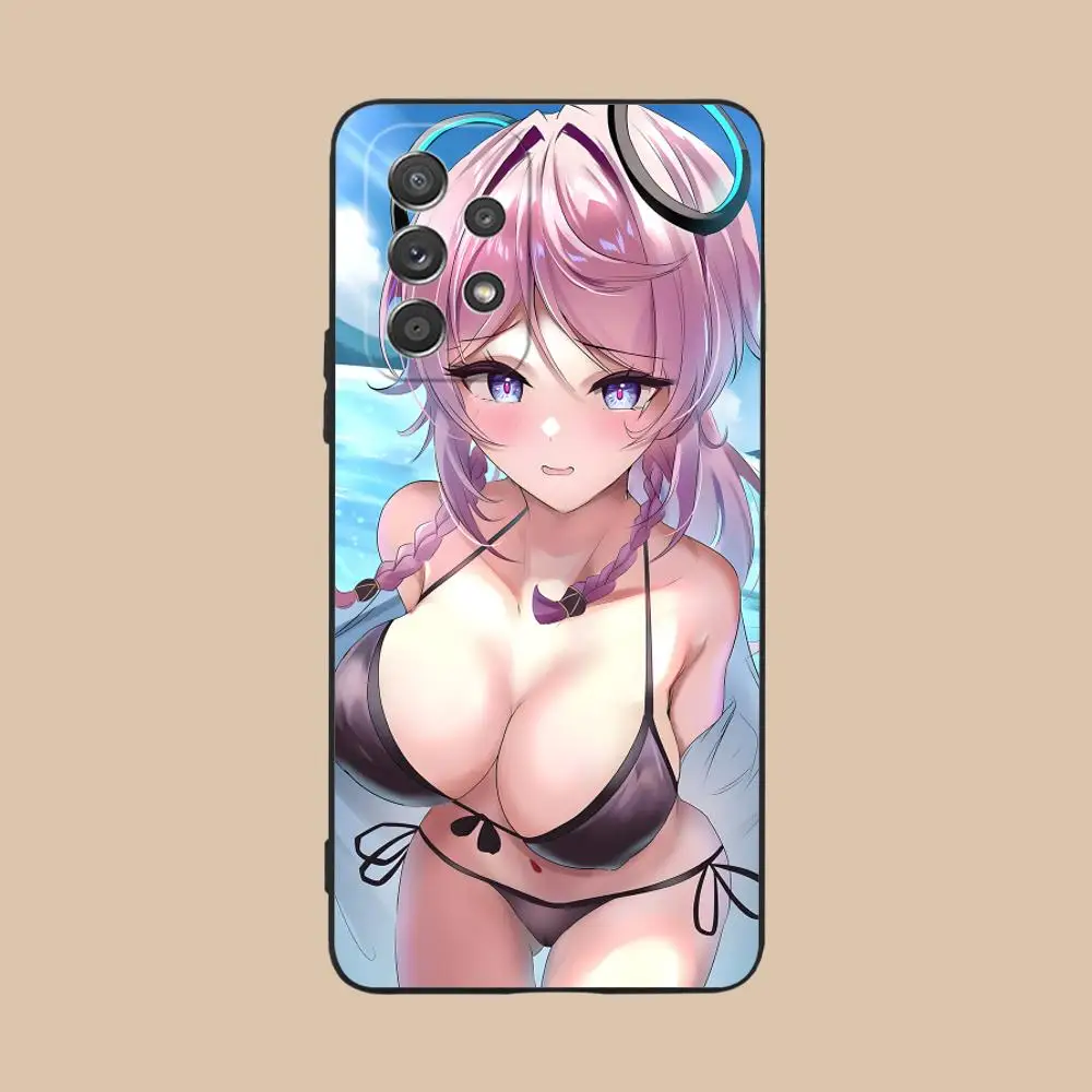 جينشين إمباكت إيتشي قضية الهاتف المحمول لسامسونج غالاكسي A73 72 71 70 56 55 54 53 52 36 35 34 23 16 15 5G اللون واقية #6