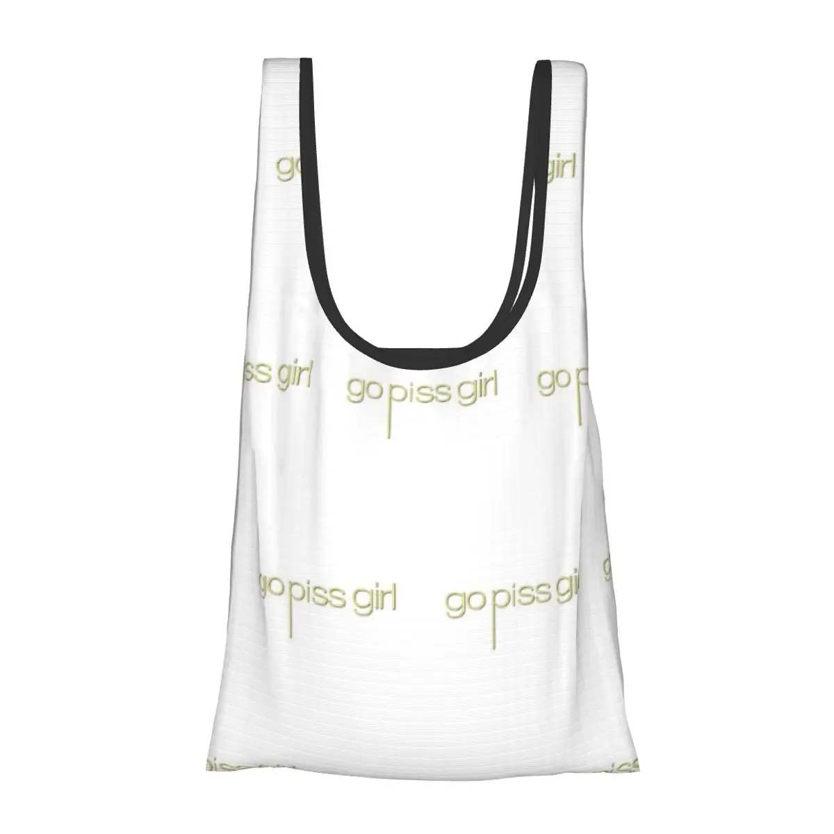 

Портативная сумка-тоут Go Piss Girl, складная сумка-шоппер, продуктовая сумка, сумка на плечо