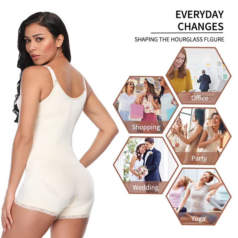 Miss Moly Body Shaper Women Nude Slimming New Bodysuit Fashion Adjustable Strap Corsets Butt Lifter Tummy Control Underwear view 5