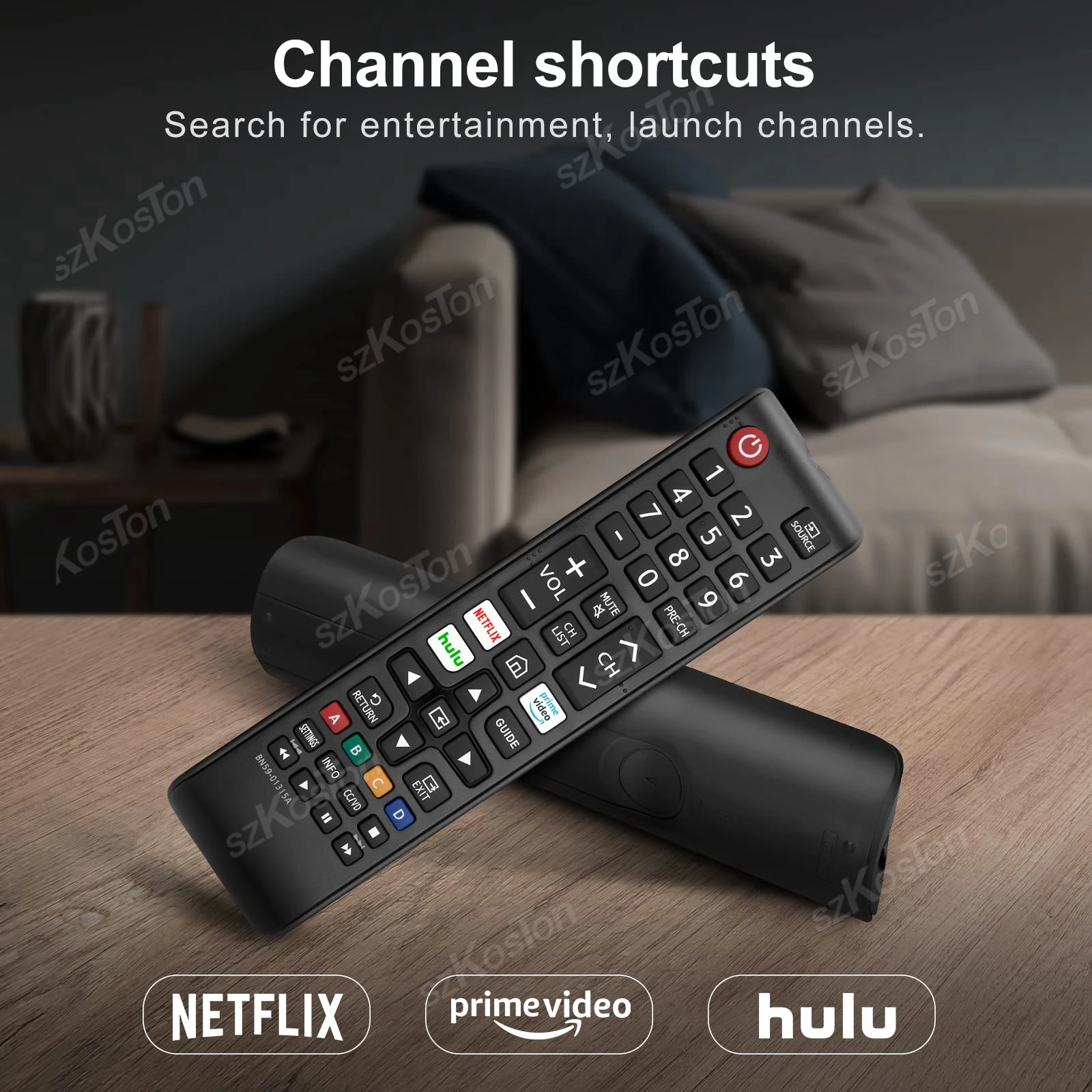 Универсальный ИК-пульт дистанционного управления BN59-01315B Сменный пульт дистанционного управления, совместимый со всеми Samsung Smart TV LED LCD HDTV 3D Series TV