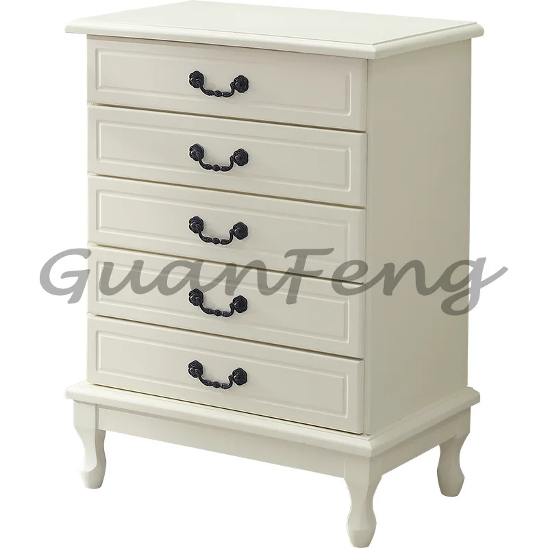Solid wood bedroom cabinets, lockers, simple modern living room cabinets