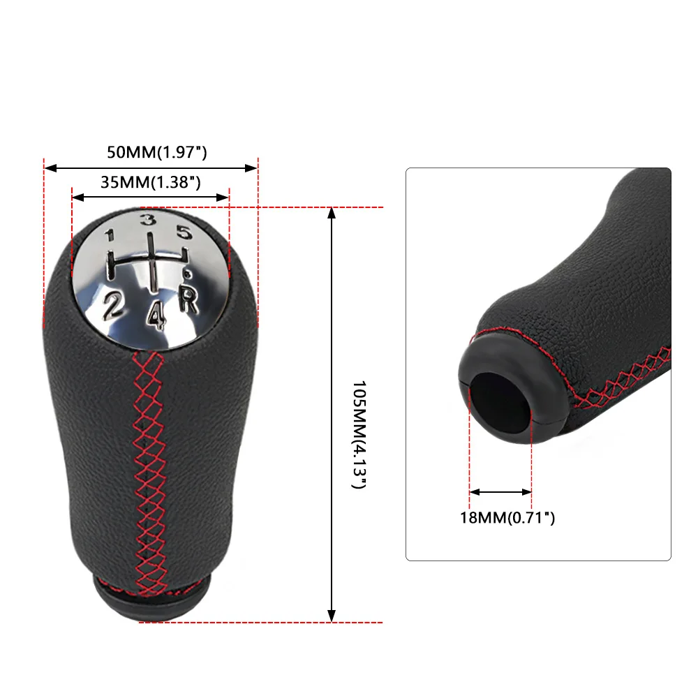 For RENAULT Laguna Megane 2 Clio 3 Scenic 2 5 Speed Gear Shift Knob Stick Head Car Gearbox Lever Change Handle Car Accessories