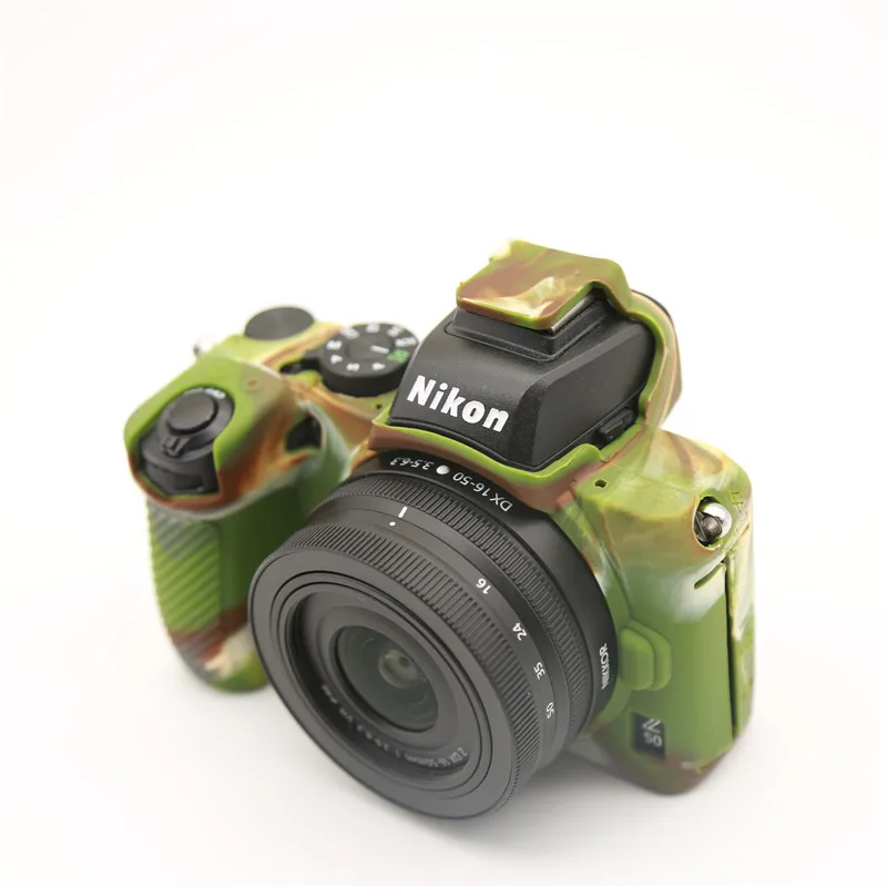 Silikonhülle Armor Case Body Cover Schutzrahmen Haut für Nikon Z50 Z50 spiegellose Kamera Gummischale schützende Videotasche