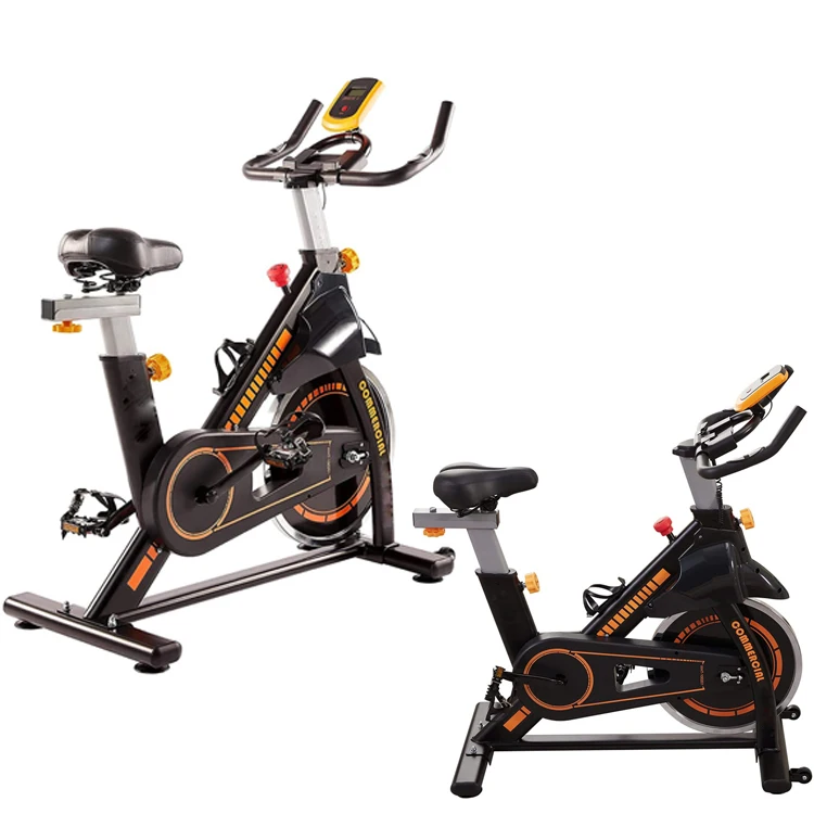 

Home Sports Exercise Fitness Cycling Spin Bike With Heart Rate Calories Distance Time Speed Comfortable Seat