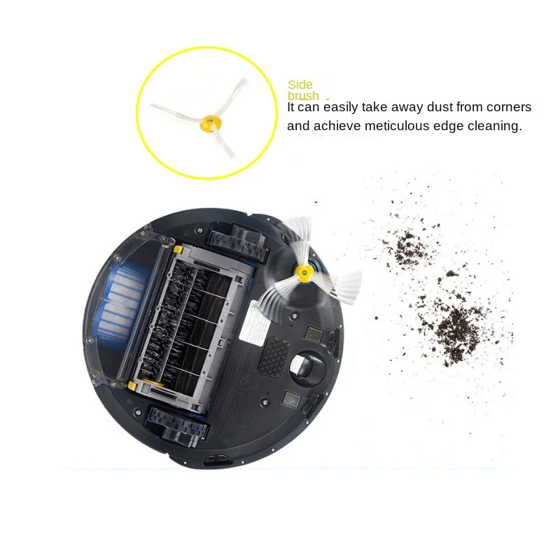 ل iRobot Roomba 600 سلسلة 610 620 625 630 650 660 فراغ الخافق فرشاة الشعر الخشن + Aero Vac تصفية + الجانب فرشاة استبدال جزء عدة