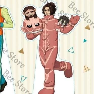 타이탄 암비터스 Levi Ackerman 및 동료에 대한 공격 이차 요소 아크릴 스탠딩 사인 데스크탑 장식 선물