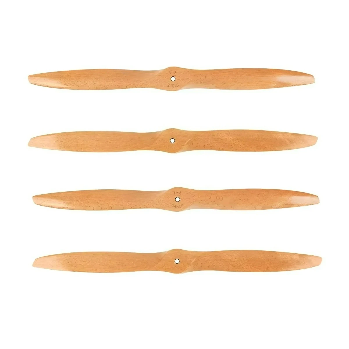 1Pc  Strong Wooden Propeller CW Prop For RC Fix Wing Airplane 24x8 24x10 26X10 26x8