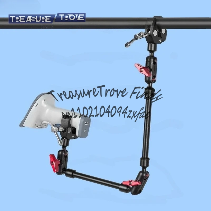 كليب ثابت كاميرا كاميرا الماسح الضوئي رمز الماسح الضوئي الاستشعار خط التجميع المعدني العالمي قوس 360 درجة دوران التوسع #5