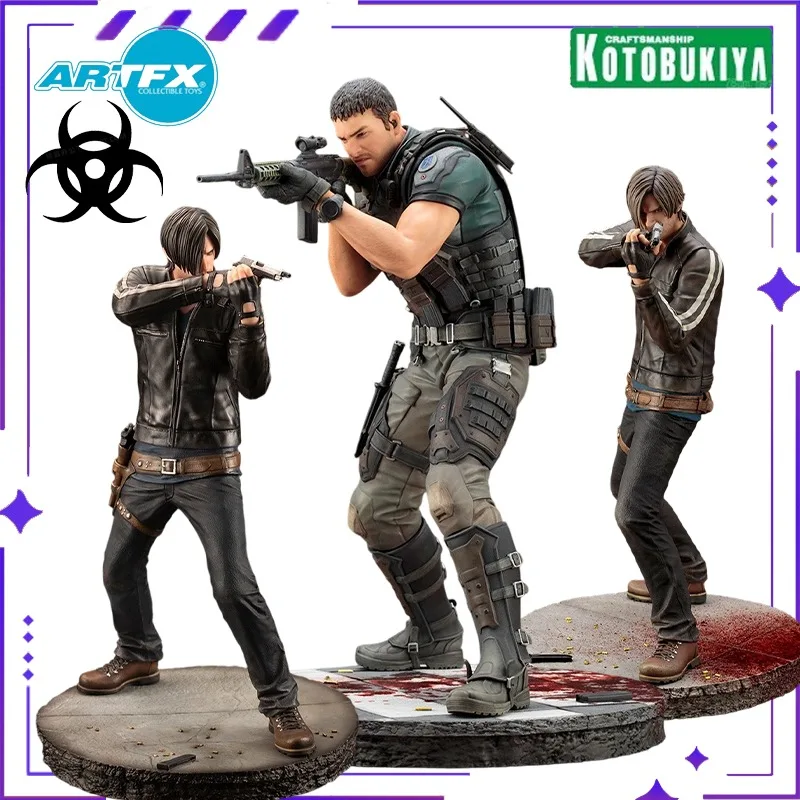 

Оригинальная коллекционная фигурка KOTOBUKIYA ARTFX Series 1/6: Крис Редфилд, Лон Скотт, Кеннеди — модель ручной работы, подарок для коллекционеров