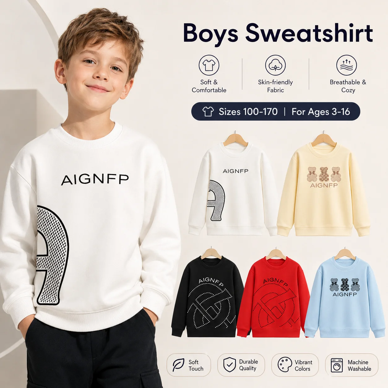 fashion Baby Boys sweatshirt autumn winter clothing warm Kids long sleeves Teen pullover cartoon bear hoodie Children's clothing