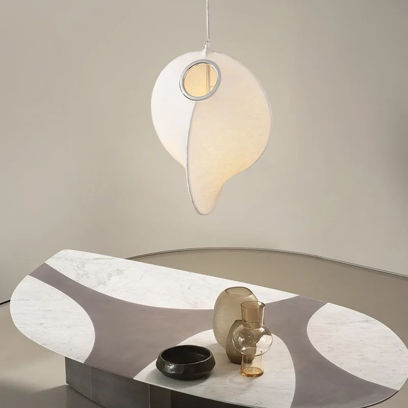 الشمال الحرير E27 قلادة Led ضوء تصميم بسيط اليابانية الرجعية تأثيث المنزل الثريا دراسة مصباح لغرفة المعيشة مصابيح غرفة النوم