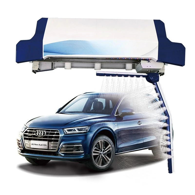 Double swing arm contactless automatic computerized car washing machine equipment