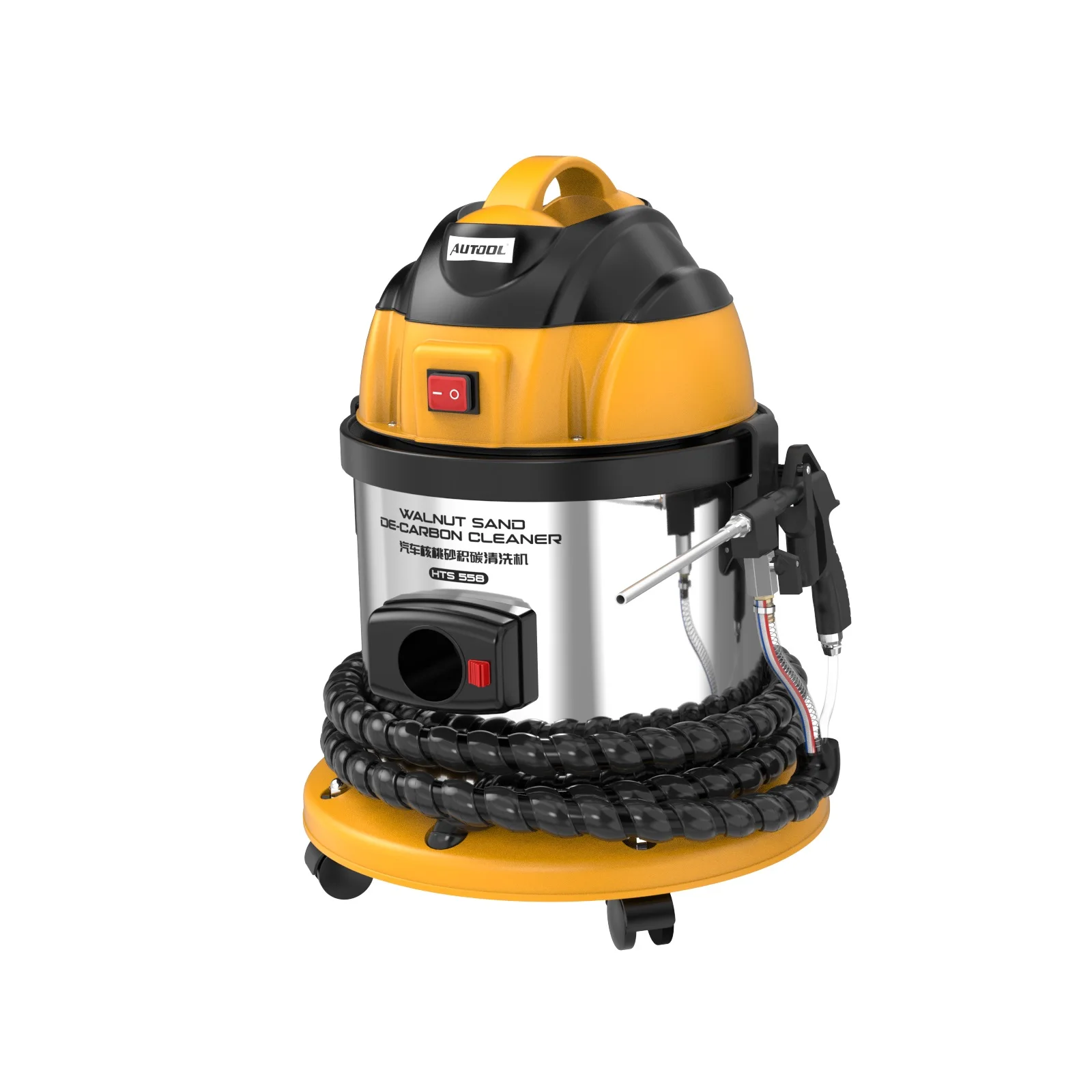 

AUTOOL HTS558 Car Engine Carbon Deposition Cleaner Automotive Walnut Blaster De-Carbon Machine Intake Valve Cleaner 220V /110V