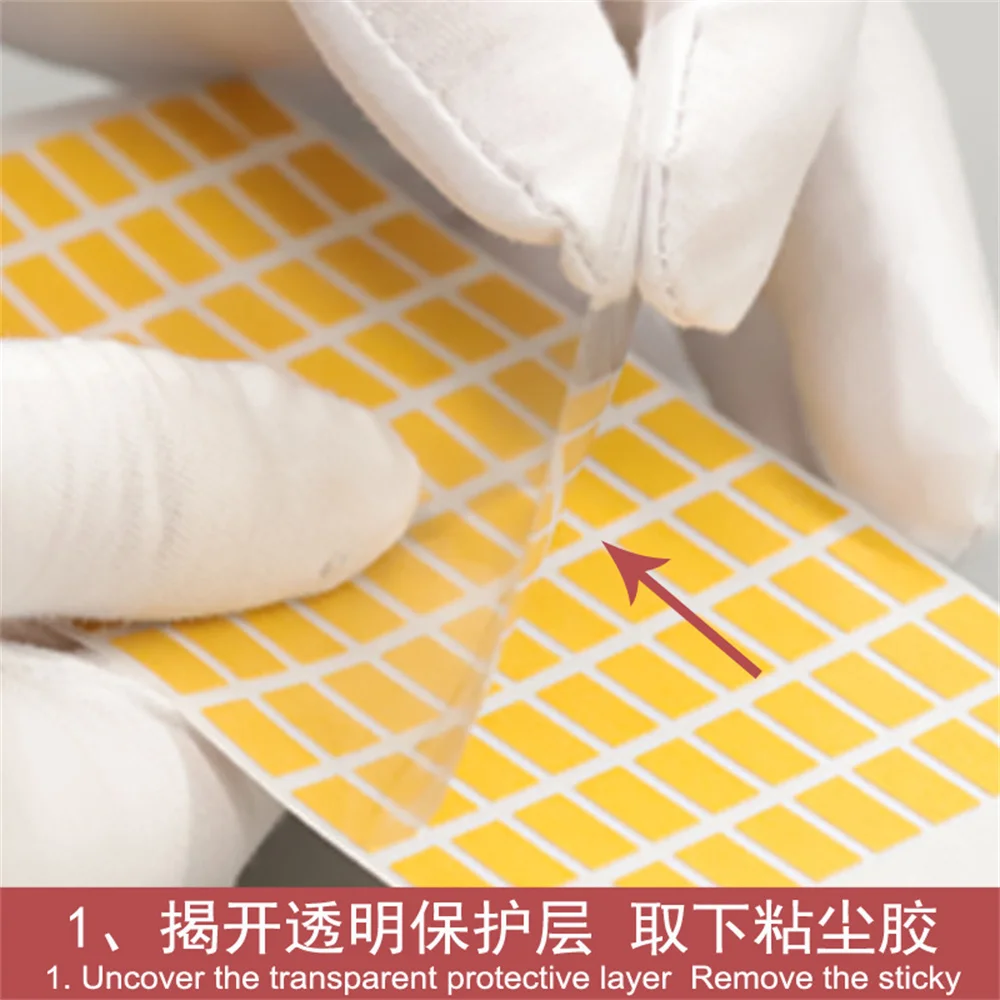 100PCS Main Camera Dust Cleaning Tape For Phone X 11 12 13 14 Main Camera Dust Remove Install Repair Optical Sticker Adhesive