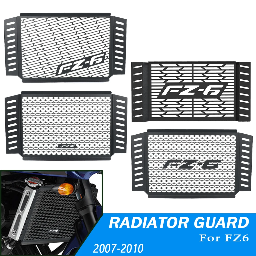 

Motorcycle Accessories Radiator Grille Grill FOR YAMAHA FZ6 Fazer FZ-6 FZ 6 FZ6FAZER 2007~2010 2019 2018 Guard Protector Cover