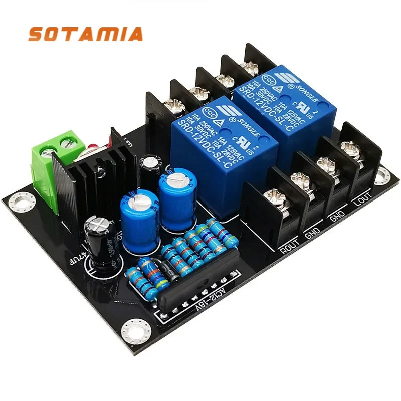 

SOTAMIA 300 Вт UPC1237 плата защиты динамика 2,0 защита громкоговорителя с задержкой загрузки для 1875 LM3886 TDA7294 усилители мощности