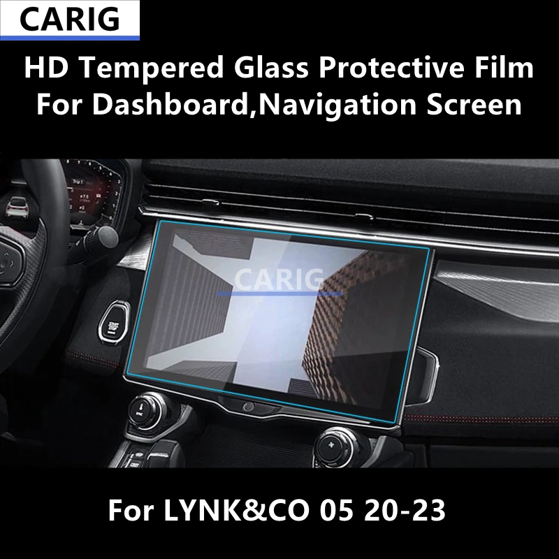 

For LYNK&CO 05 20-23 Dashboard,Navigation Screen HD Tempered Glass Protective Film Anti-scratch Accessories Refit