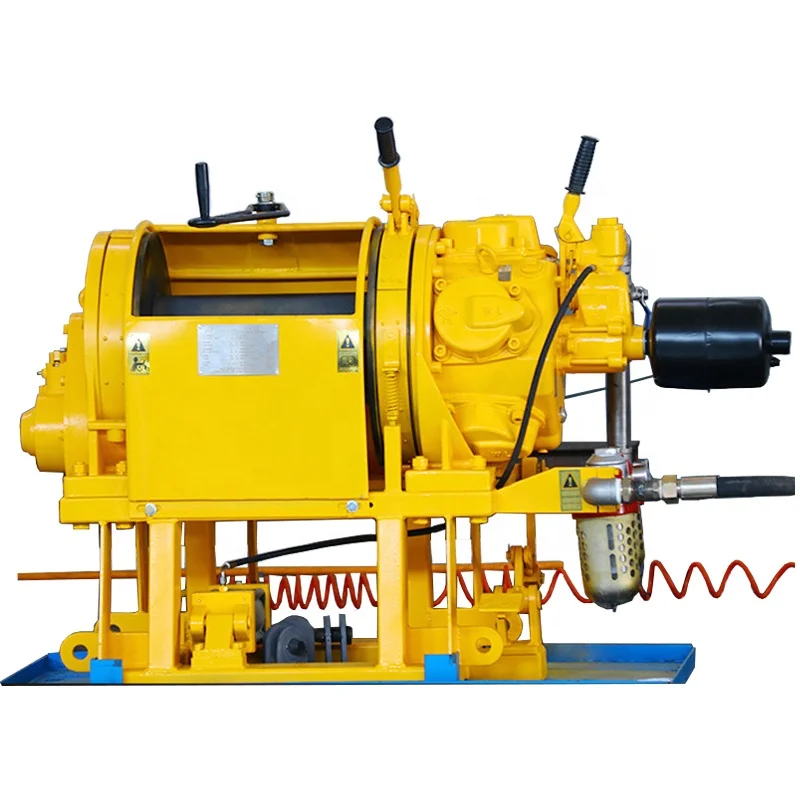 0.5t-8t Mining Pneumatic Winch With Small Volume Light Weight Air 