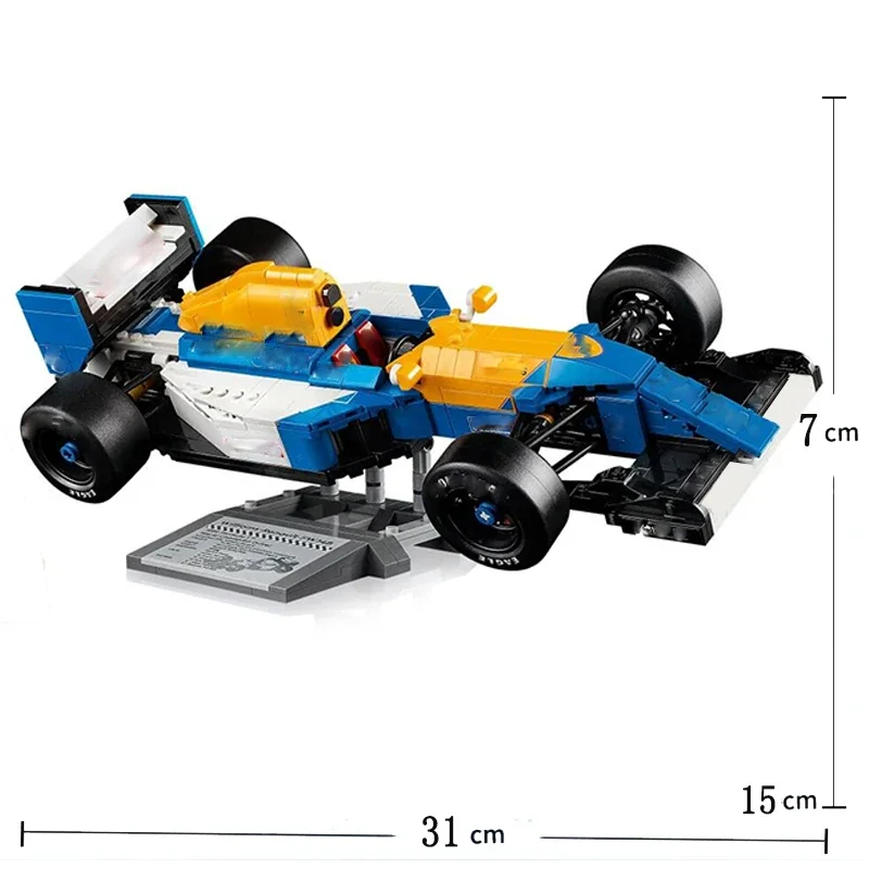 2025 New Iconic  Formula Racing Car 213807 Building Block Model, 692 Pieces, Birthday Gift Toy for Boys and Children