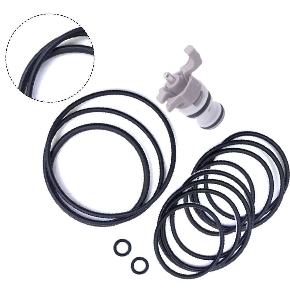 Per progetti fai-da-te Parti di ricambio Componente valvola 3 cinghie nere Set di ricambio Apparecchio come mostrato nell'immagine