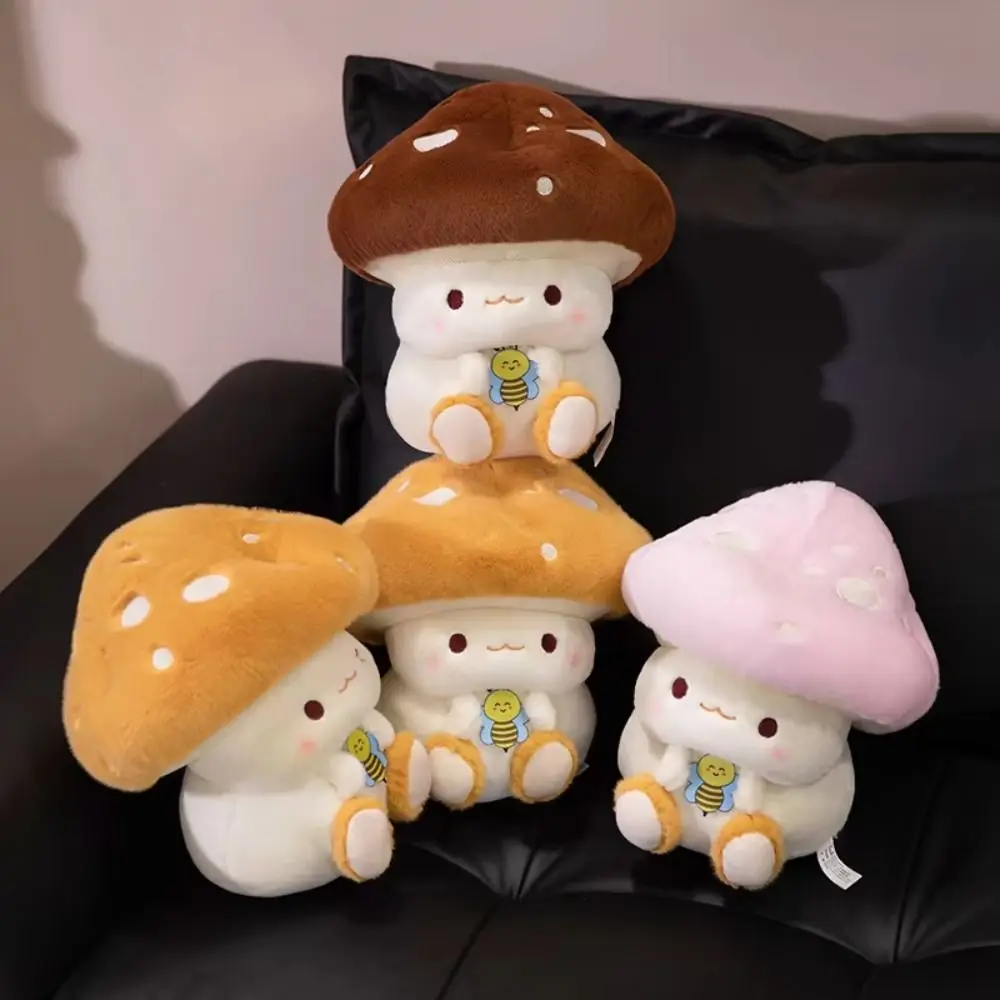 

Fun Cartoon Mushroom Plush Doll Fluffy Kawaii Mushroom Plush Toy Soft 30CM Mushroom Stuff Doll Birthday