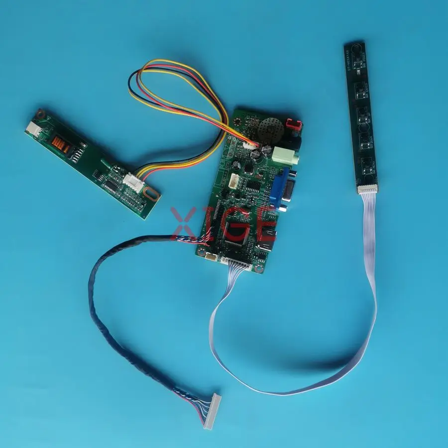 

LCD Screen Panel Drive Controller Board Fit LP141X6 LP141X7 LP141X3 LP141X5 1024x768 20Pin LVDS 1024*768 VGA+HDMI 1-CCFL DIY Kit