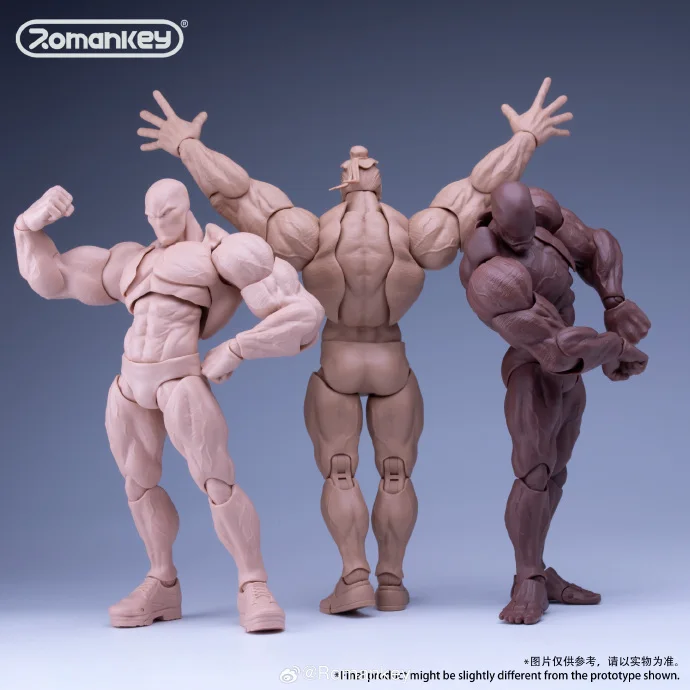 Romankey Original 1/12 Super móvil cuerpo masculino serie alto y voluminoso Fellow Anime modelo de figura de acción juguetes regalos para niños
