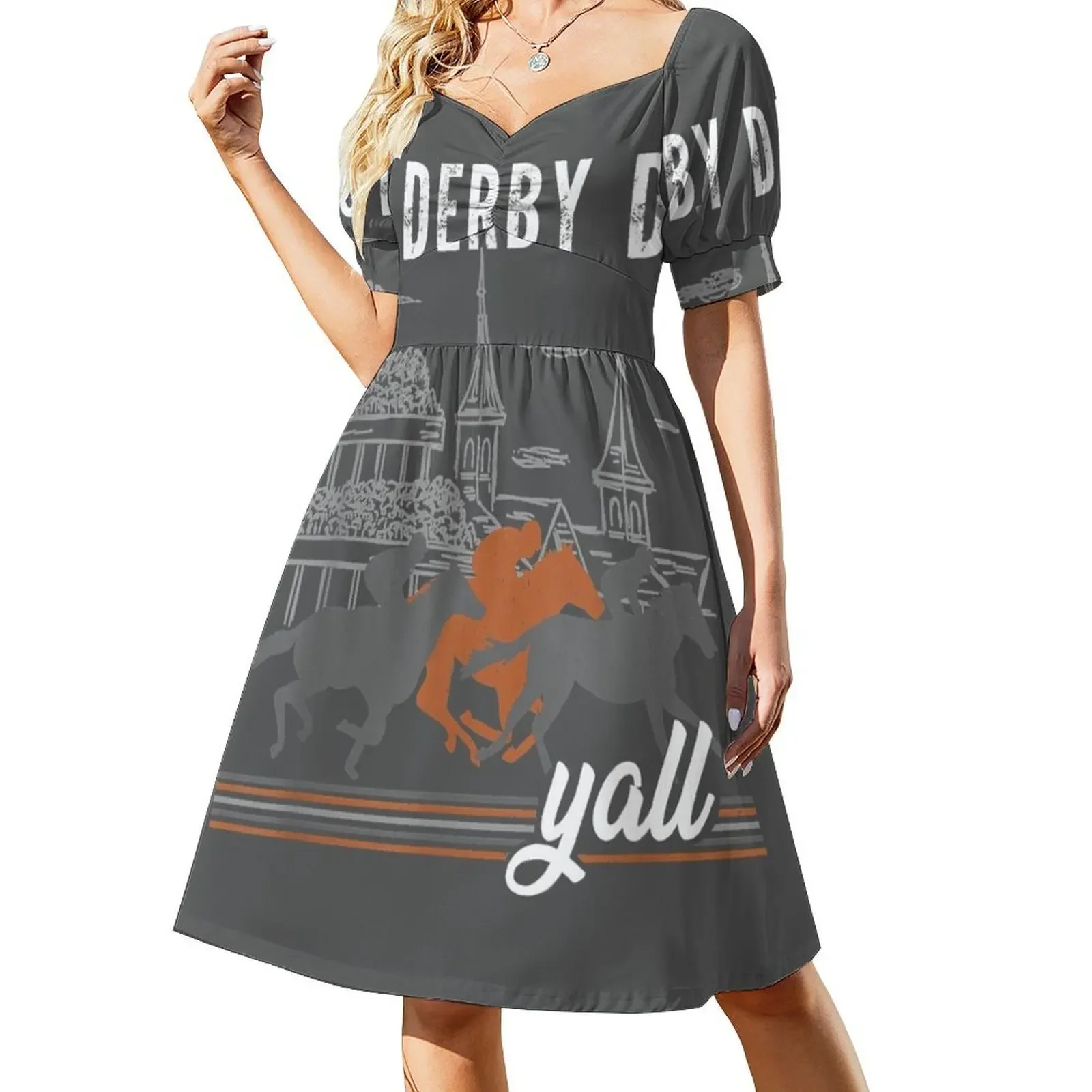 Derby Day 2022 Derby horse derby dress Sleeveless Dress Casual dresses summer dresses ladies 2025 Dress