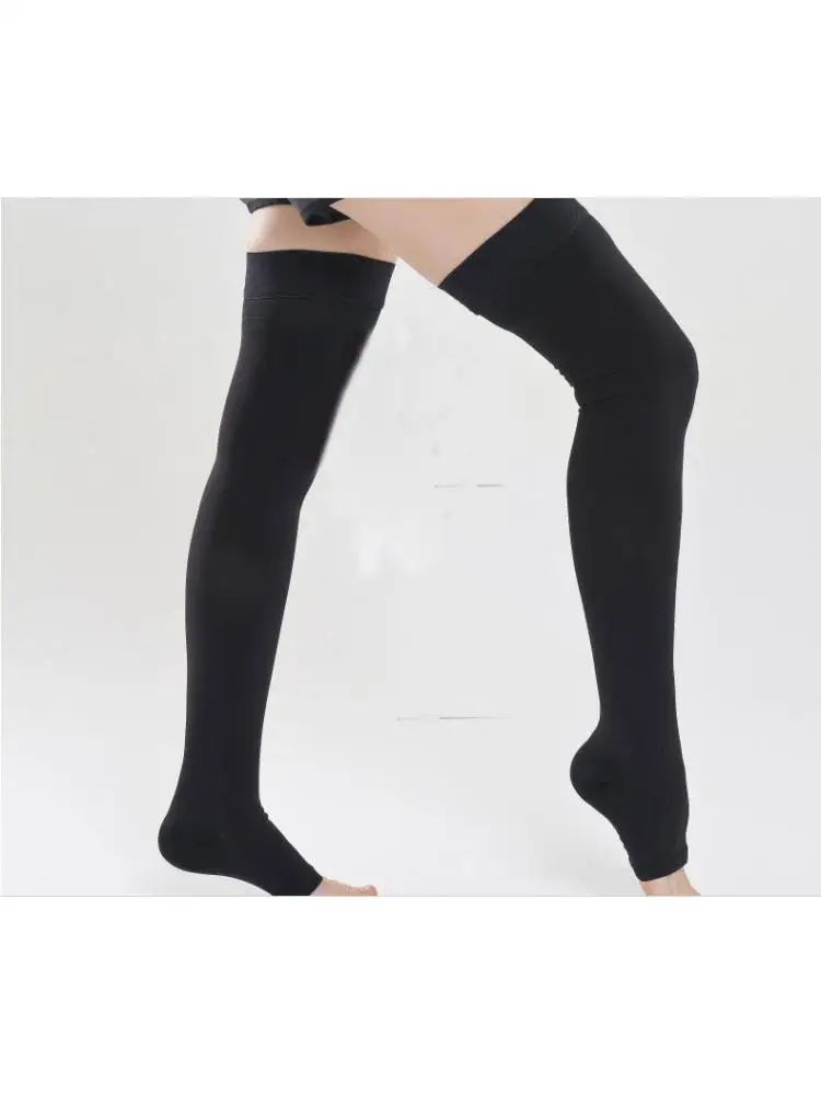 45-80KG Medical Compression Women Tights Varicose Veins 23- 30mmhg Elastic Nursing Over Knee Prevent Slipping S-XXL Stockings