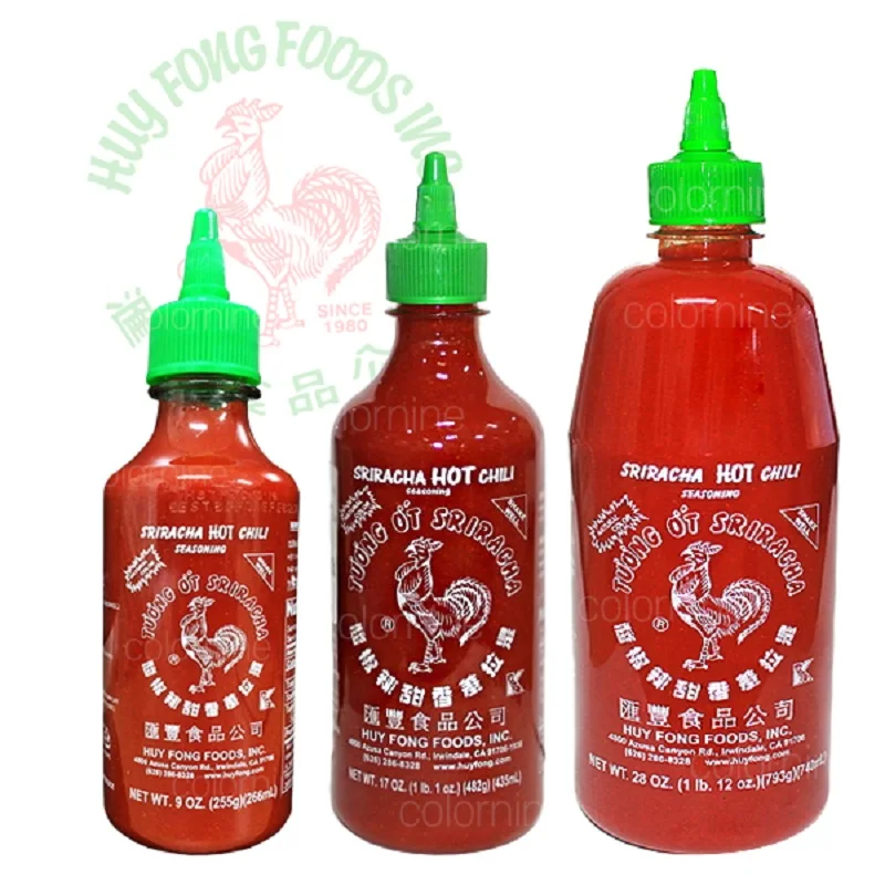 Salsa Hui Feng Sriracha (255g / 482g / 793g) Salsa de chile picante 0 calorías