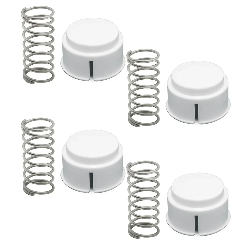 Job Sites Camping White Cooler Latch Kit Upgrade Worn Cooler Components Cooler Snap-back Spring Plastic Button