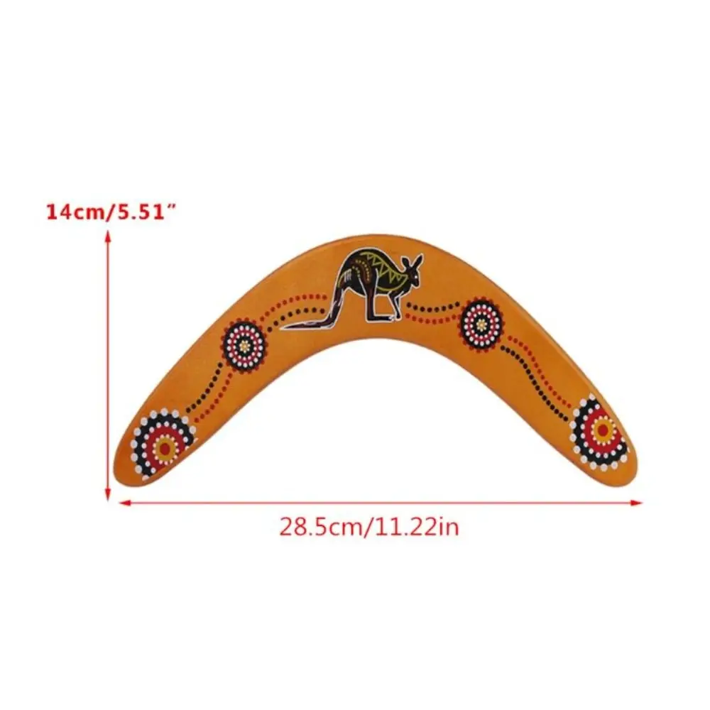 Attrezzature sportive per l'educazione Giocattolo interattivo per esterni Giocattolo Boomerang Giocattolo Boomerang volante Boomerang a forma di V Canguro Boomerang