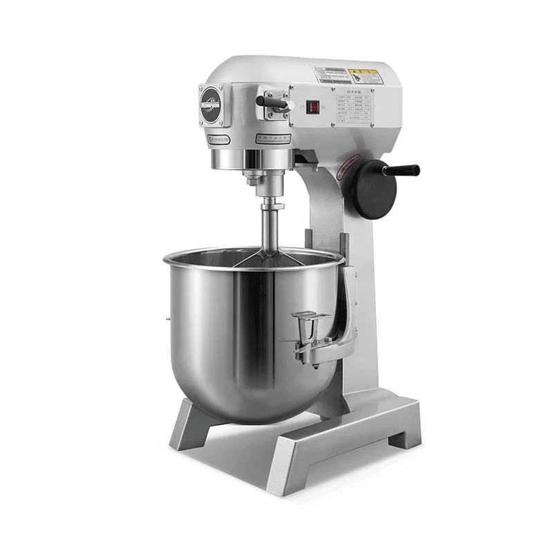 15L Bowl Capacity Industrial Baking Food Mixer Commercial Kitchen Auxiliary Dough Mixer for Bakery Restaurant Baking