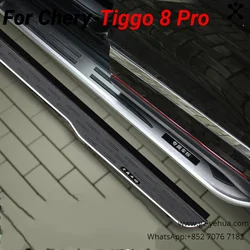 For Chery Tiggo 8 Pro 2020 2022 Car welcome pedal Car Door pedal Modification accessories Original factory accesorios para auto