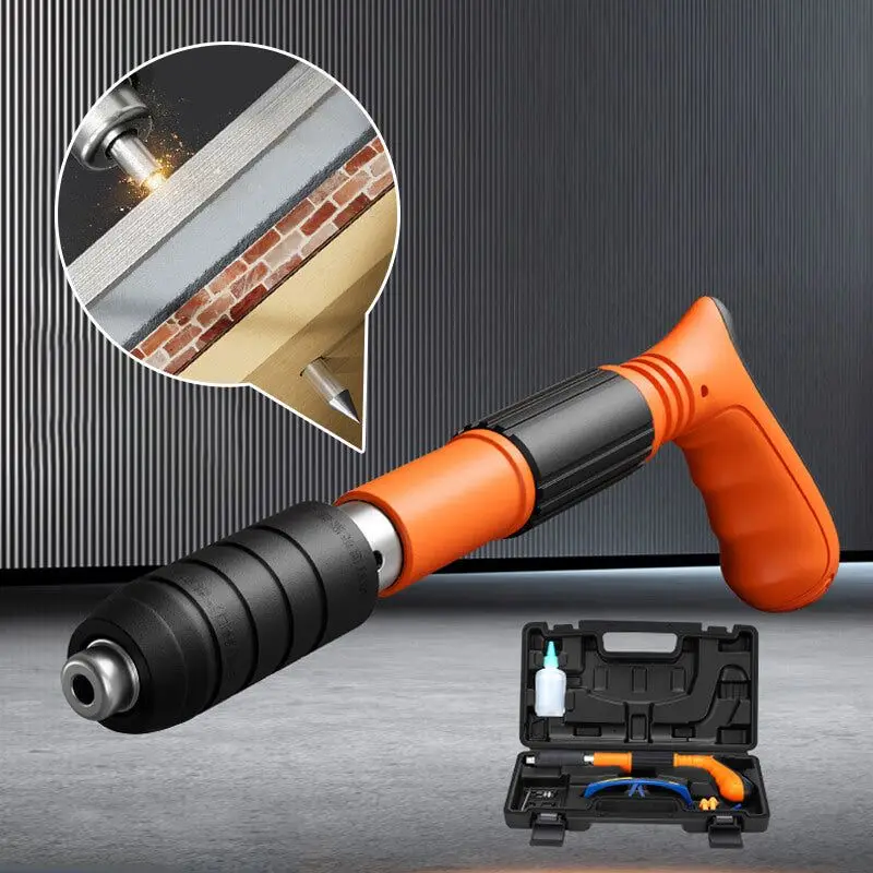 

Handheld Powerful Concrete Mini Nail Gun Dedicated Small Cannon Nailer Wall Concrete Nail Gun Flooring Roofing Framing Palm Gun