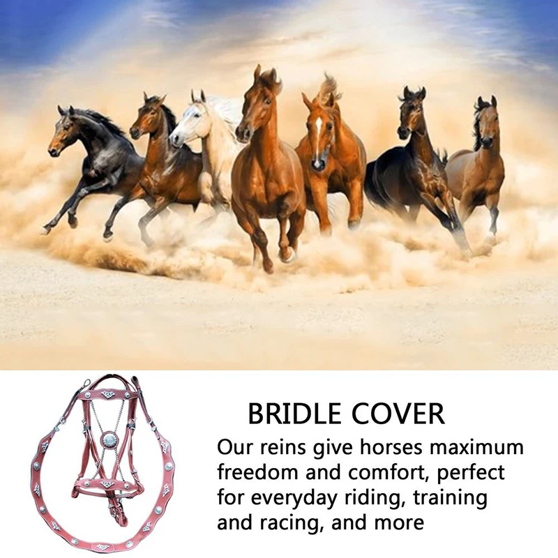 Halter et cordes de cheval en cuir PU, licou en plomb, ergonomique, confortable, sans entrave, structure en métal